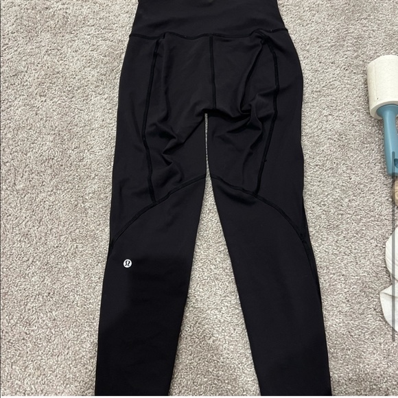 Lululemon Black Training Leggings 25” - Picture 3 of 6